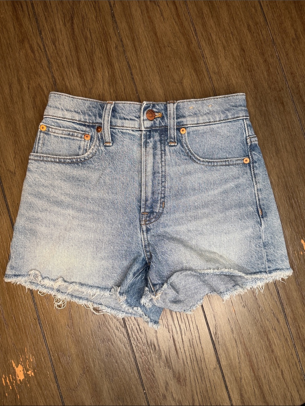 Madewell Denim High-Rise The Perfect Jean Women's Shorts - Light Blue Wash 24